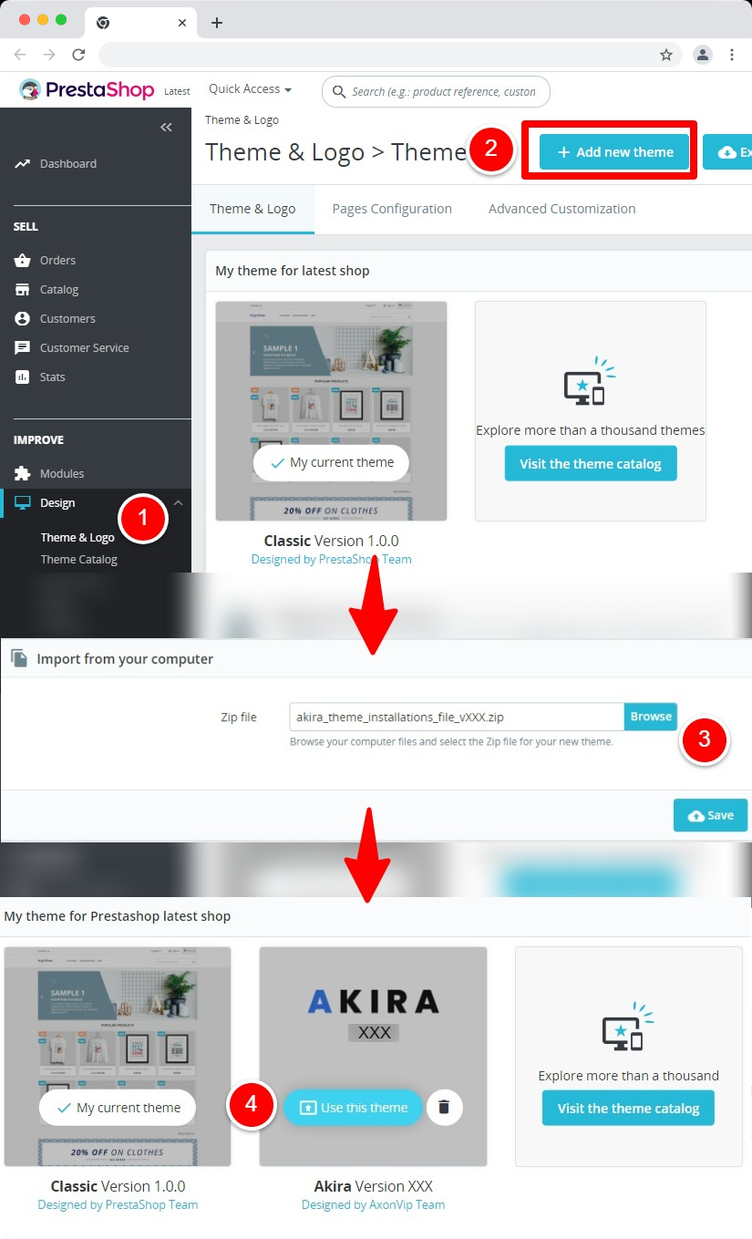 Prestashop 8 Installation